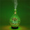 2X 3D Firework Glass USB Air Humidifier with 7 Color Led Night Light Aroma Oil Diffuser Cool Mist Maker Black EU Plug 3