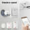 3X Tuya  WiFi Ventilatore Ventilatore da Soffitto  Module Dual-Mode Reset Voice  Controller per Alexa  Home Bianca 4