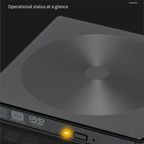 DVD External USB3.0 Reader CD Player Burner Optical Disk Drives for PC Laptop Notebook 2