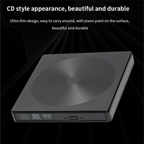 DVD External USB3.0 Reader CD Player Burner Optical Disk Drives for PC Laptop Notebook
