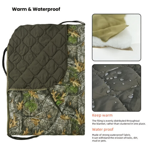 Camouflage Folding Sleeping Bag 2