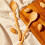 10 Pcs Japanese Style Beech Spoons,Branch Shape Long Handle Scoop,Coffee Stirring Spoon,Tableware 2