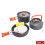 Foldable Aluminum Camping Cookware Tableware Set Black 5