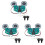 3X Dual Spray USB Humidifier Atomizer Module Dual Spray Control Board Dual Spray Atomizer Driver Board Module, Set B 1