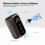 A5mini Portable Wireless Air Pump 100PSI Rechargeable Brown 4