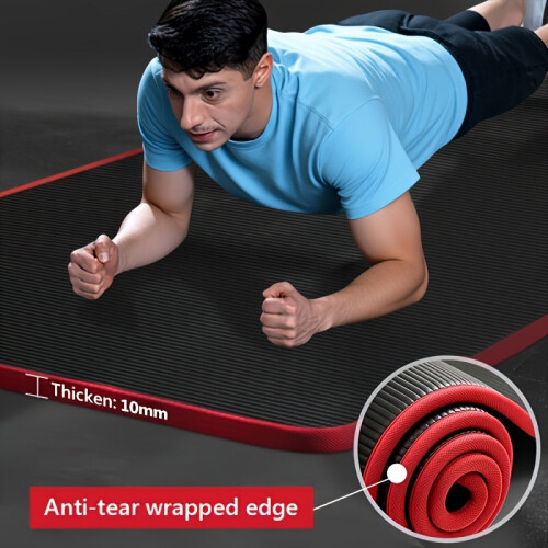 Non-Slip Black NBR Yoga Mat 2
