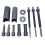 Bearing Disassembly Tool Kit  High-Strength Bearing Puller Set Grey 8
