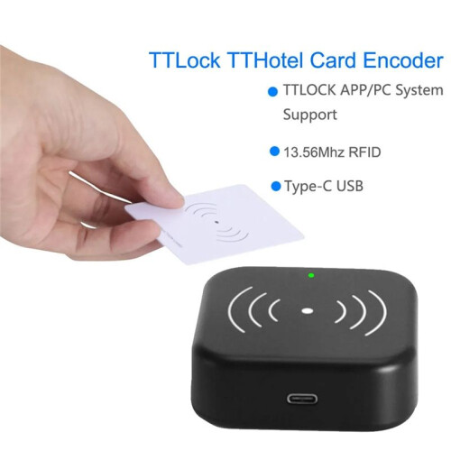 TTLOCK  Card Encoder NFC 13.56M M1 IC Card Reader RFID Chip Scanner for TT Hotel TT Rental System Software 2