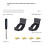 Support Mural pour Kits de Support Vertical PS5 Slim pour Console et Contrôleurs PS5 Slim Noir 9