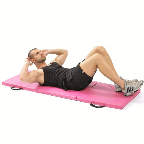 Anti-Tear Folding Barbell Exercise Training Mat 1