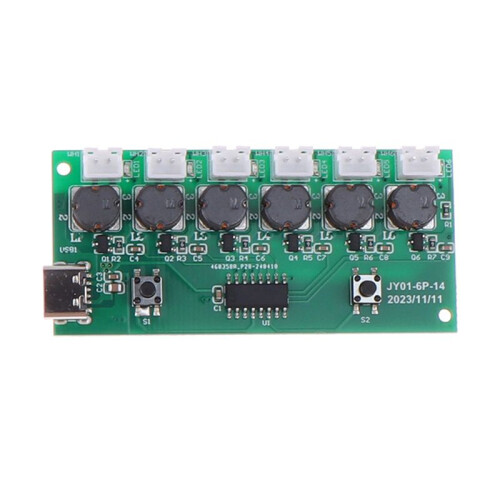 3X Humidifier Module DIY Kit Nebulizing Control Board Ultrasonic Nebulizer Mist Driver Circuit Board 6 Nozzle 2