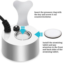 Lot de 48 Disques en Céramique Brumisateur à Ultrasons pour Pièces D'Humidificateur, Disques de Transducteur avec Outil de Capuchon