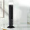 2X Portable Air Cooler Fan,Streamlined Tower Fan with LED,Powerful Wind,Space-Saving, USB Interface Black 2