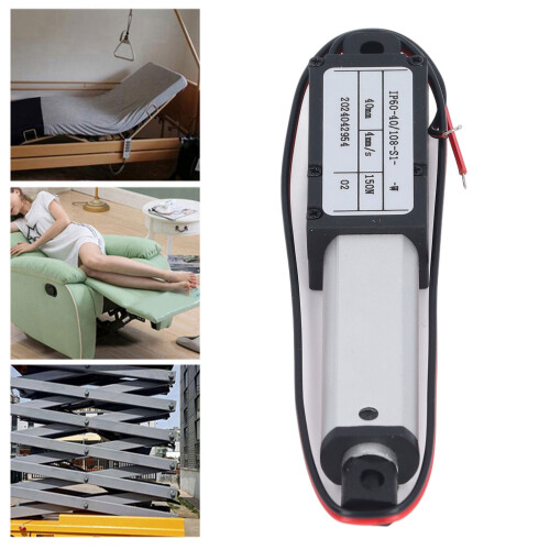 High-Performance Mini Linear Actuator 40mm Stroke 150N Thrust Aluminum 24V