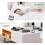 3X Kitchen Timer Count Down Count ,Multifunctional Alarm Clock,Desk Clock,Black 3