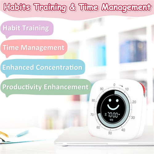 2X Timer, Digital Timers, Magnetic Kitchen Timer for Cooking, Pomodoro Timers for Classroom,Visual Desk Timer 2
