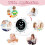 2X Timer, Digital Timers, Magnetic Kitchen Timer for Cooking, Pomodoro Timers for Classroom,Visual Desk Timer 5