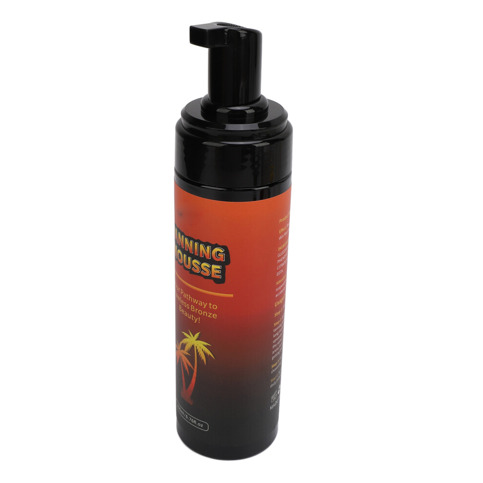 Bronze 200Ml Sunless Tanning Mousse Foam With Cotton Mitt For A Glow