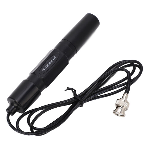 Easy Installation PH Module Probe Kit BNC Connector Sensitive Detection Measuring Range0-14PH Temperature Detection Range Long Lasting ABS Material 1