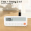 2X Digital Kitchen Timer Magnetic Kitchen Timer Clock Home Cooking Food Tools Timer for Kids Camping Classroom 5