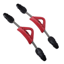 2 pezzi Cinghia a molla in acciaio inossidabile per pinne da immersione con fibbie a sgancio rapido – Rosso, M