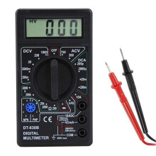 DT830B /AC LCD Digital Multimeter 750/1000V Voltmeter Ammeter Ohm Tester High Safety Handheld Meter Digital Multimeter