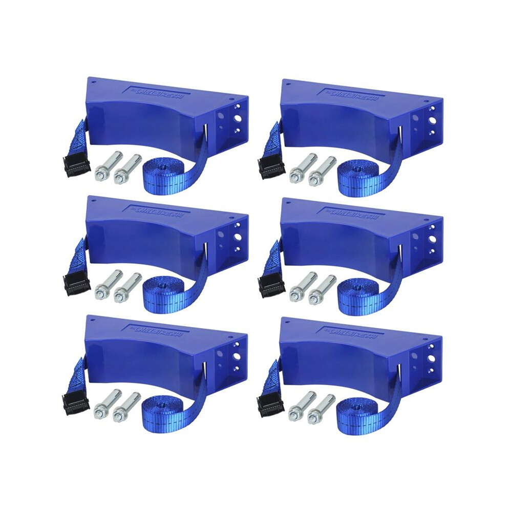 Propane Tank Holder Propane Tank Mount Gas Cylinder Holder Wall Mounted Bracket With Screws And Safety Band 6Pcs 6033408912624