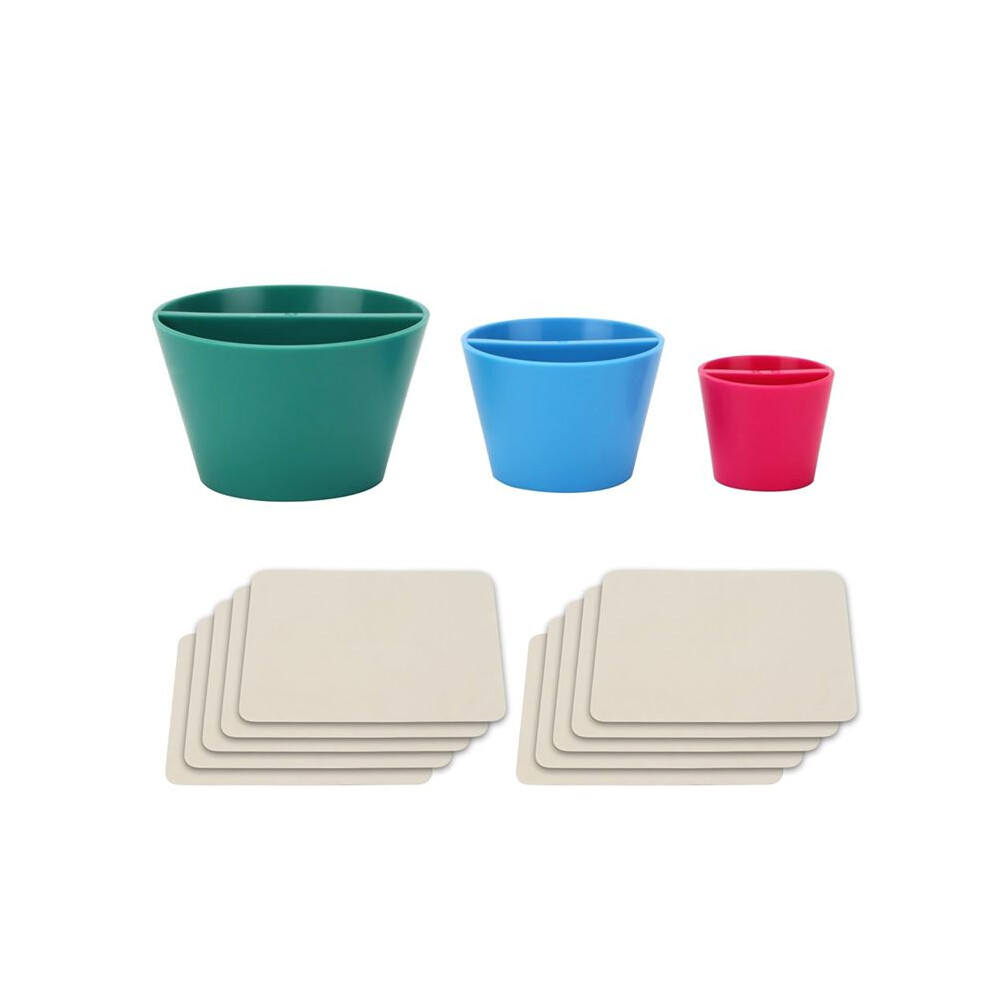 3 Sizes Rim Cone Pottery Tools With 10Pcs Chamois Cloth, Pottery Rim Cone Shaper Pottery Tools,For Sculpting Fixing Rim 4713754255331