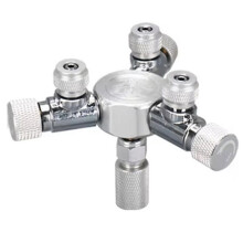 Ny Akvarium Flervägs CO2-Distributör Splittringsnålventil, Backventil Bubbelräknare för Magnetventil W02-03