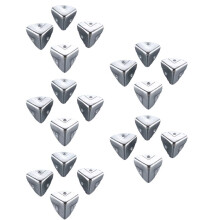 20pc Metal Wooden Wine Box Corner Protection Flight Air Case Guard Code Gift Box Packaging Corner Cover