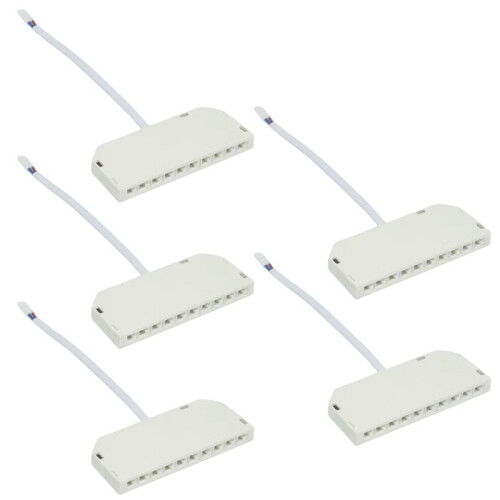 10  Terminal Junction Box Hub Splitter Male Plug Cable Quick  Connector for LED Strip