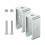 2pcs Channel Trolley Track Hanger Bracket Intermediate Support Hange Bracket for Channel Trolley Track 1
