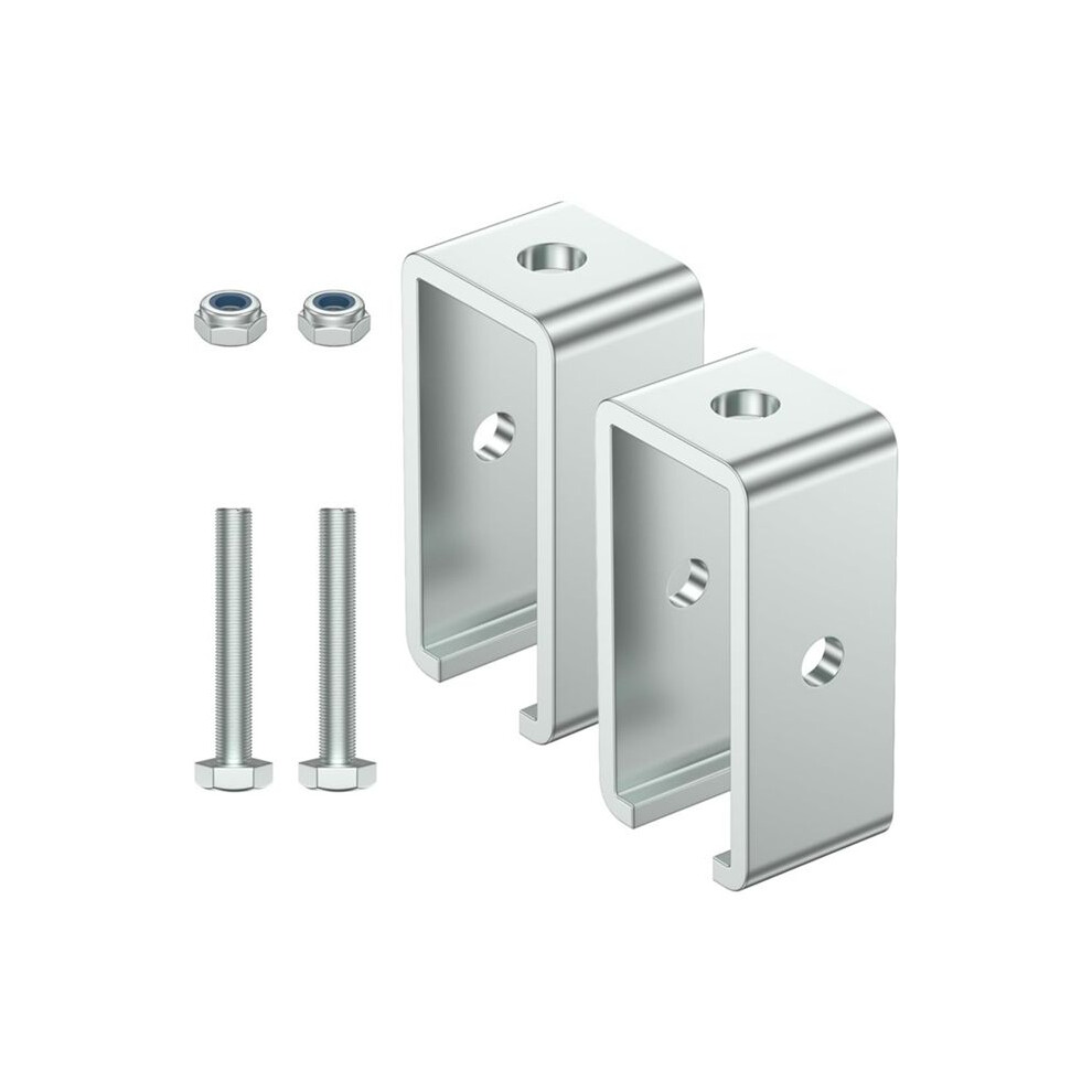 2Pcs Channel Trolley Track Hanger Bracket Intermediate Support Hange Bracket For Channel Trolley Track 6132050882450