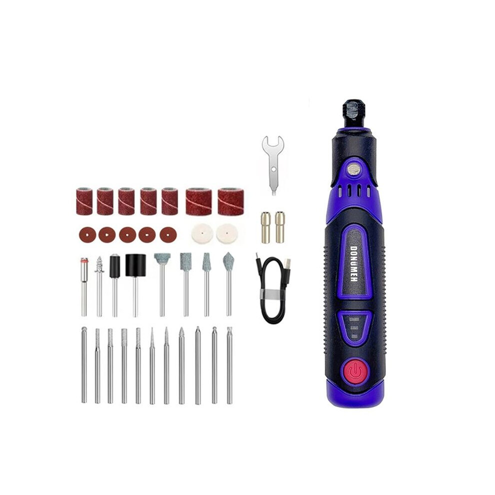 Donumeh Cordless Rotary Tool Kit 3.6V Rechargeable Multi-Purpose Grinder Type-C Charging For Polishing Sanding Engraving 4713935055750