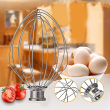 Pour K5AWW Remplacement de Fouet de Fil pour Cuisine 5QT 5K5SS 5KPM5 Mélangeur pour 5 Pintes de Levage Machines Fil Fouet 6 Pièces