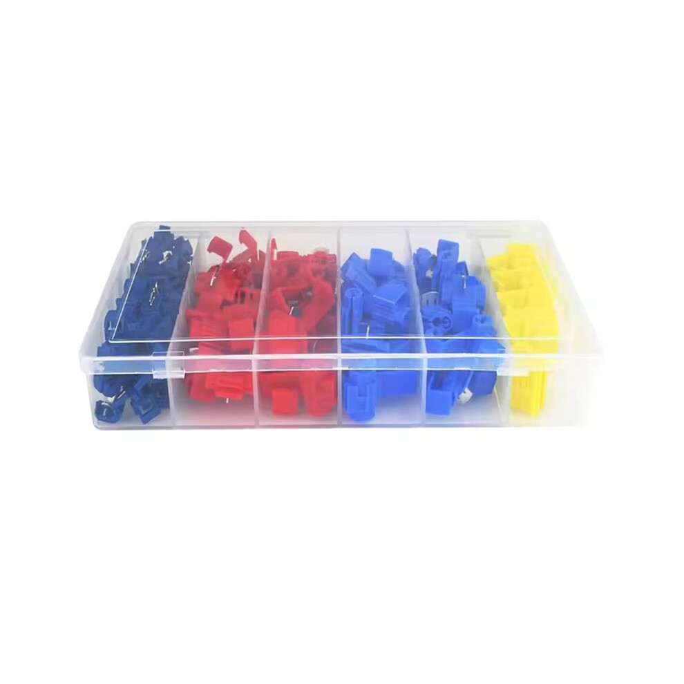 Lock Electric Wire Cable Connectors Quick Splice Terminals Crimp Non Destructive For Wire Car Boat Motorcycle 65Pcs 4714098958773