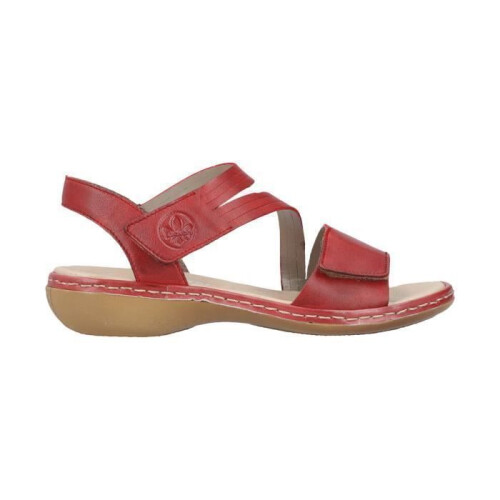 Rieker Rieker Lugano Leder Sandalen - Rot 1