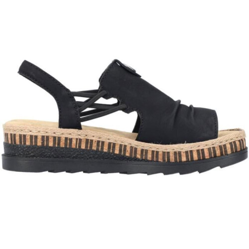 Rieker Sandalette Rieker per Donna V7972-00 Nera 1