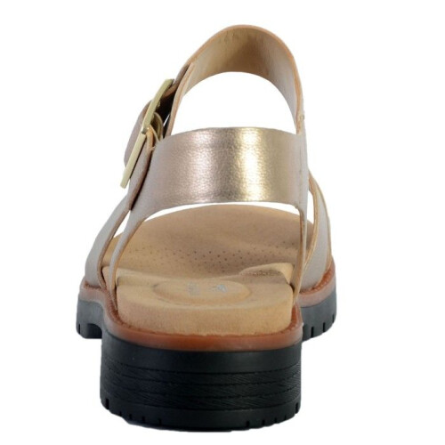 Clarks Clarks Orinoco Strap - Metalliset Nahkasandaalit 2