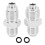 2x 6AN Power Steering Box Connectors 16