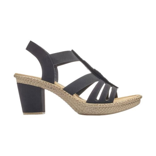 Rieker Rieker Morokko Absatzsandalen - Schwarz 1