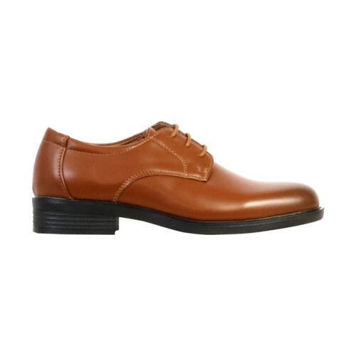 Mocassim Baixo com Cadarço Júnior Elong - Marrom 1