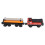 Ensemble de train électrique ABS+bois de tilleul, 1xAAA, en bois 13