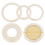 6Pcs Round Macrame Cutting Molds Wooden Macrame Cutting Tool Macrame Wall Hanging Tool Ring Cutting Template 2