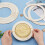6Pcs Round Macrame Cutting Molds Wooden Macrame Cutting Tool Macrame Wall Hanging Tool Ring Cutting Template 4