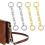 Extensor de Alça de Bolsa de 4,5 Polegadas, 4 Peças, Extensor de Bolsa, Corrente, Alças de Corrente, Pingentes, Correntes Curtas para Bolsas 3