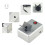 Update Version Model Paints Nail Lacquer Shaker Adjustable Shaking Machine Evenly Tools for Nail Art, Tattoo EU Plug 4