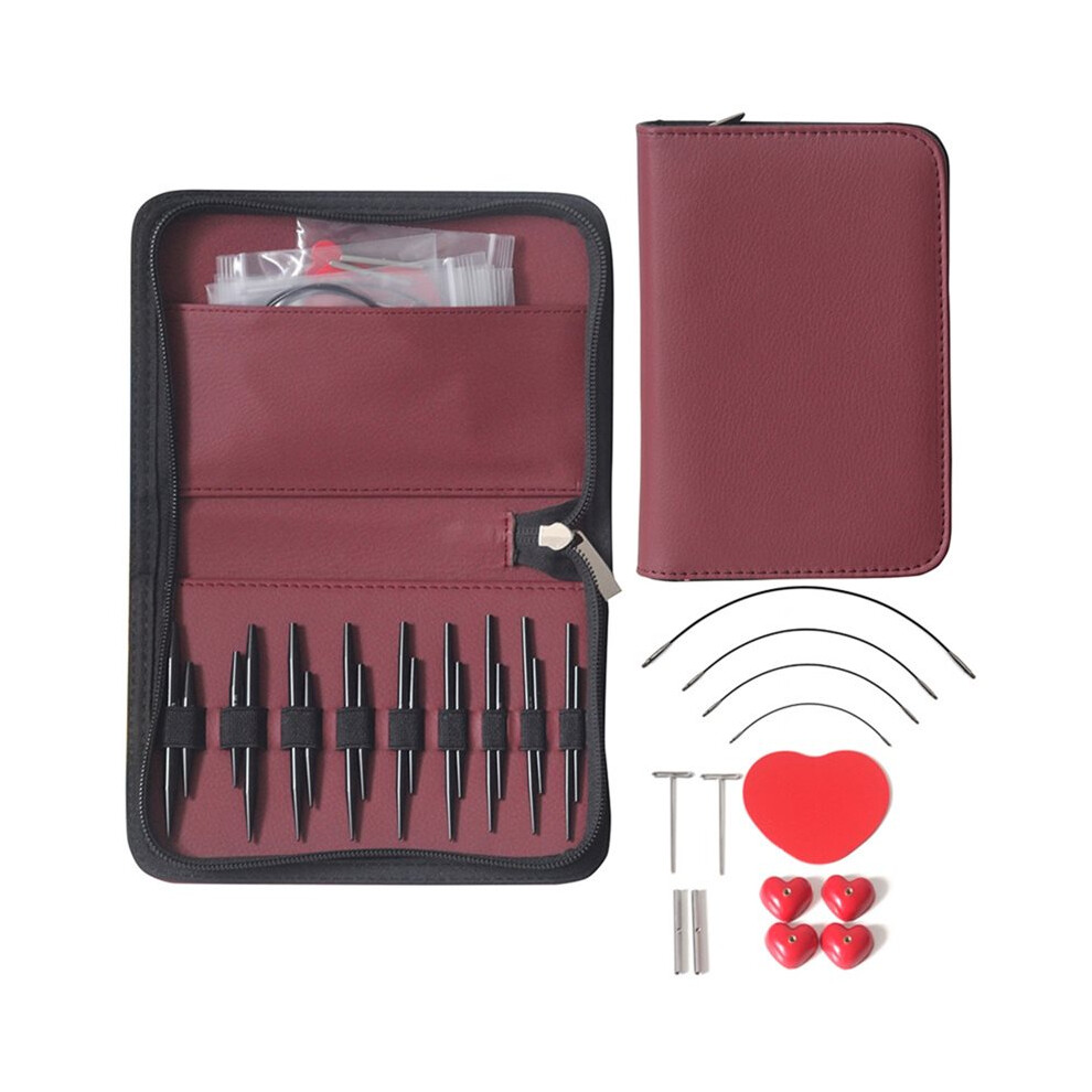 5+8 Sleeve Needles Aluminum Oxide Detachable Circular Needle Set Replaceable Cord Circular Needle Knitting Tool 6031009818598