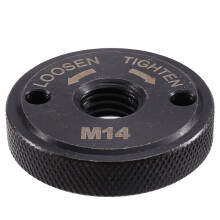 Porca Flangeada M14 para Esmerilhadeira Angular, Porca Flangeada de Travamento para Fixação de Disco de Corte