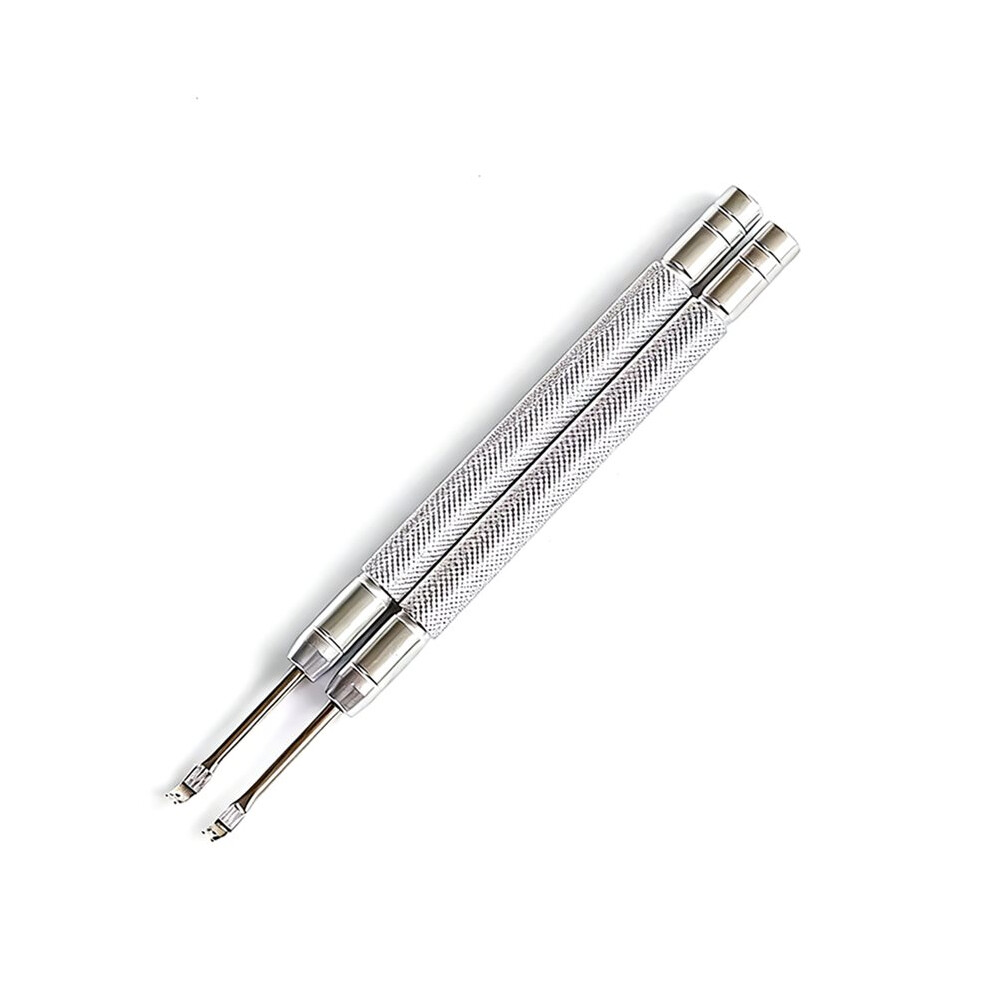 Watch Hands Remover Tool - 2Pcs Alloy Steel Manual Hand Removal Lifters For Watch Repair & Maintenance Silver 4711208228337